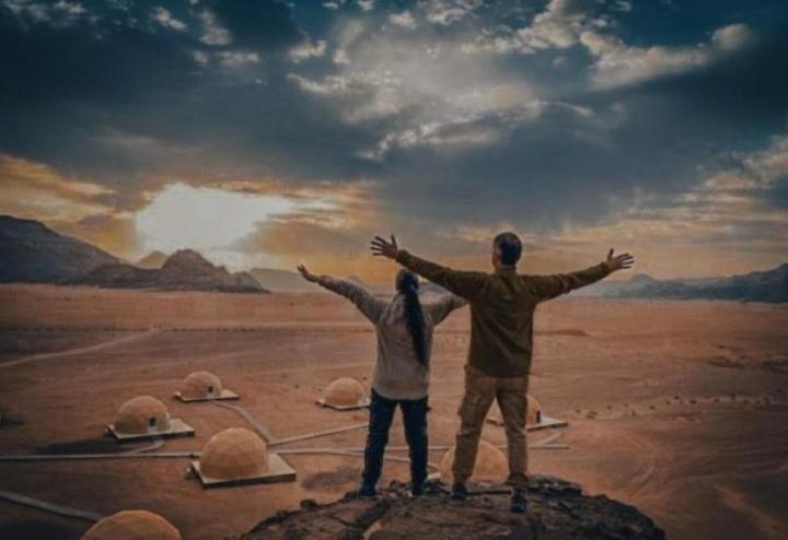 Wadi Rum Camp Stars & Jeep Tour Exterior photo